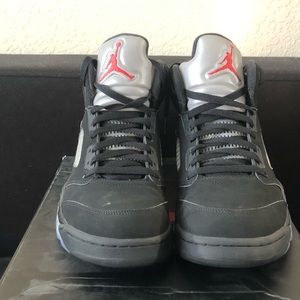 Air Jordan 5 metallic black